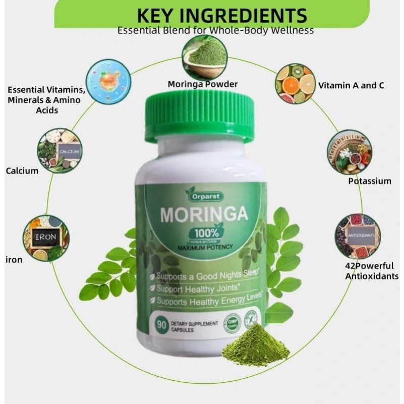 Cápsulas de Moringa Orparst 90 Cápsulas 800mg Sin OGM