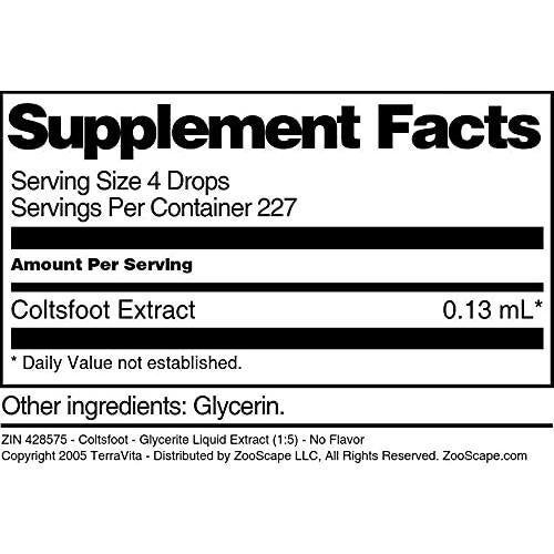 Extracto Líquido de Glicerina Coltsfoot TerraVita 29.57 ml