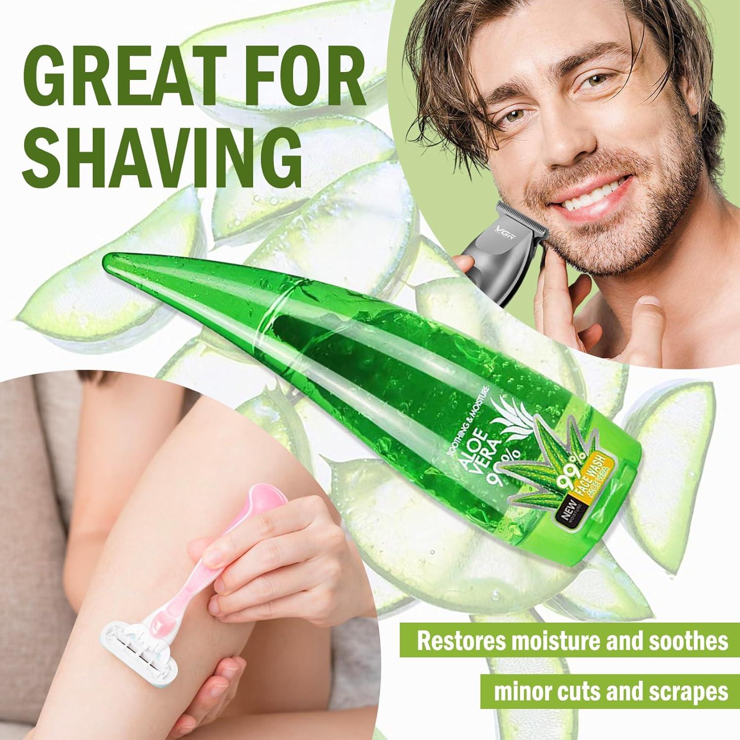 Gel de Aloe Vera Orgánico 99% WENJLYJ 260ml Hidratante Piel