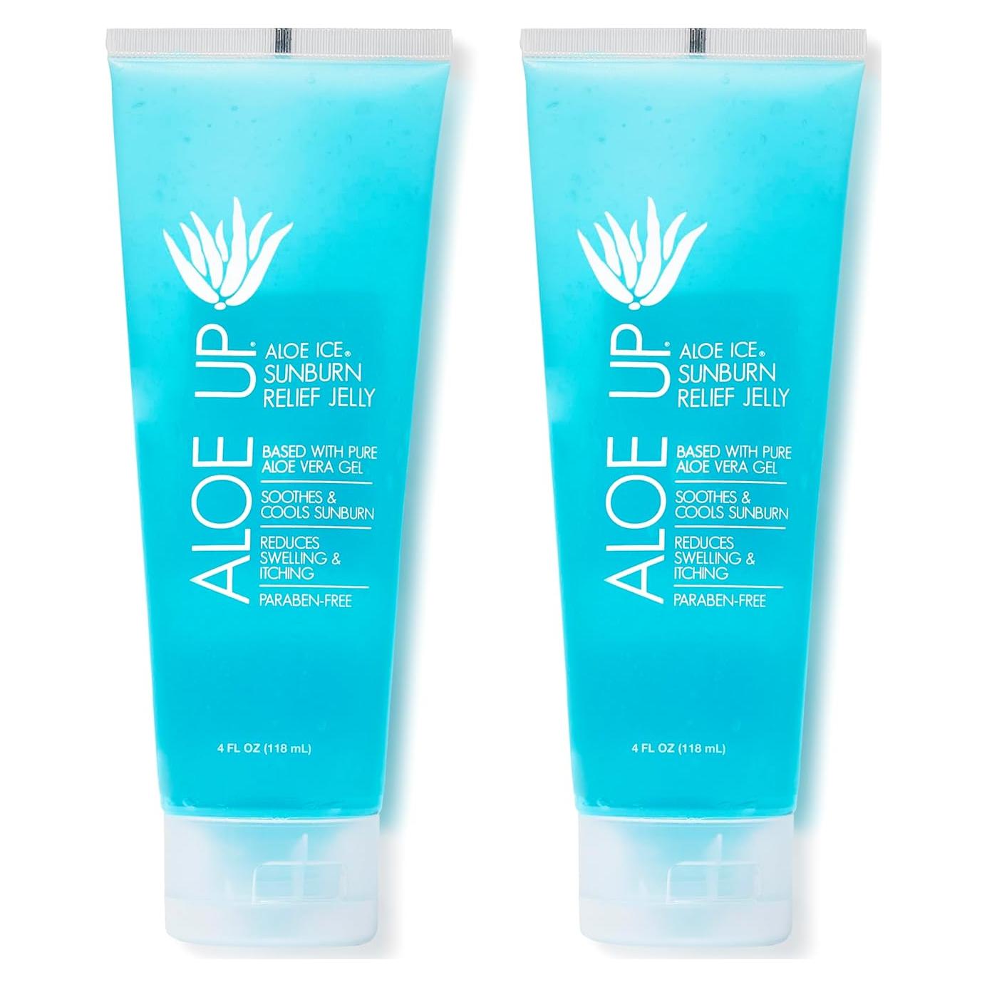 Gel de Alivio de Quemaduras Solares Aloe Up - 2 Pack 118 ml
