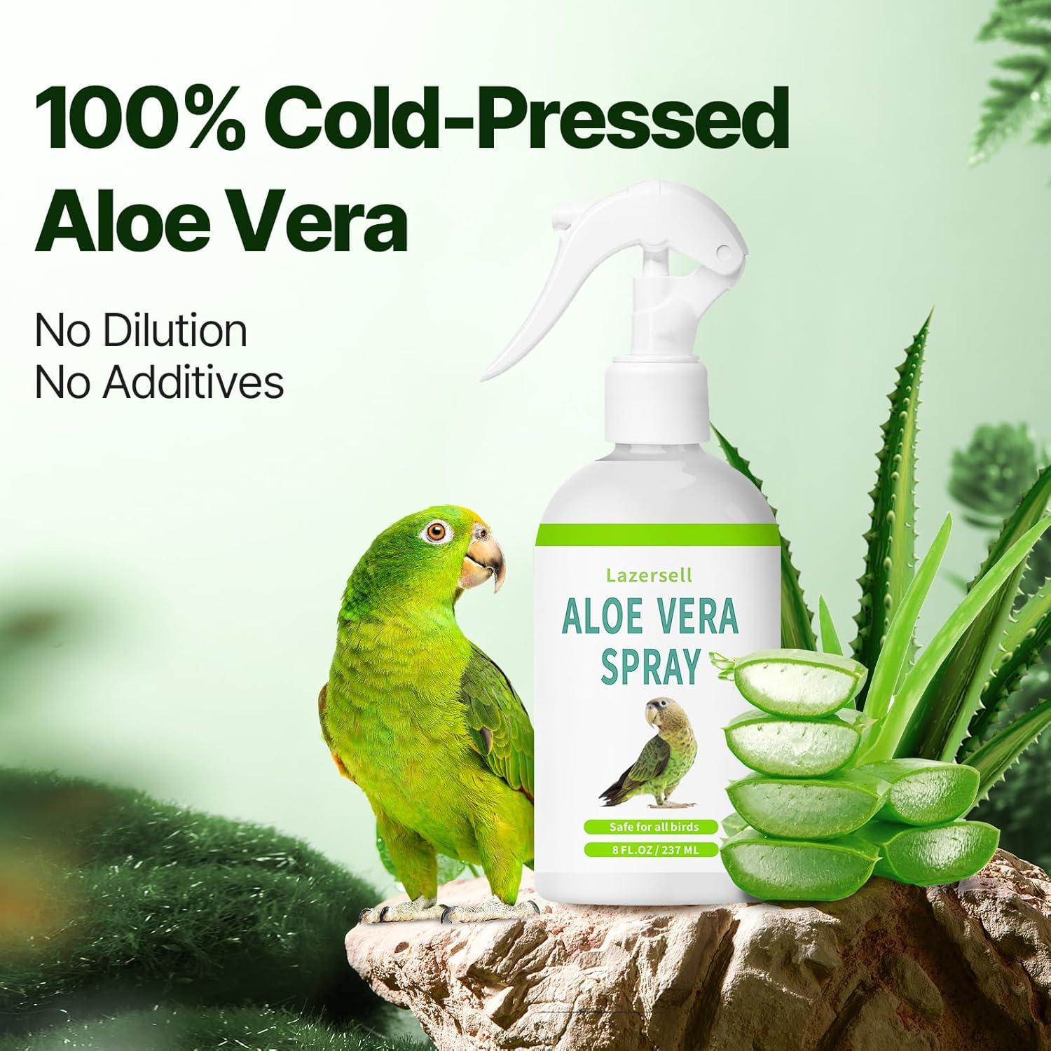 Aerosol Hidratante de Aloe Vera para Aves Lazersell 322g