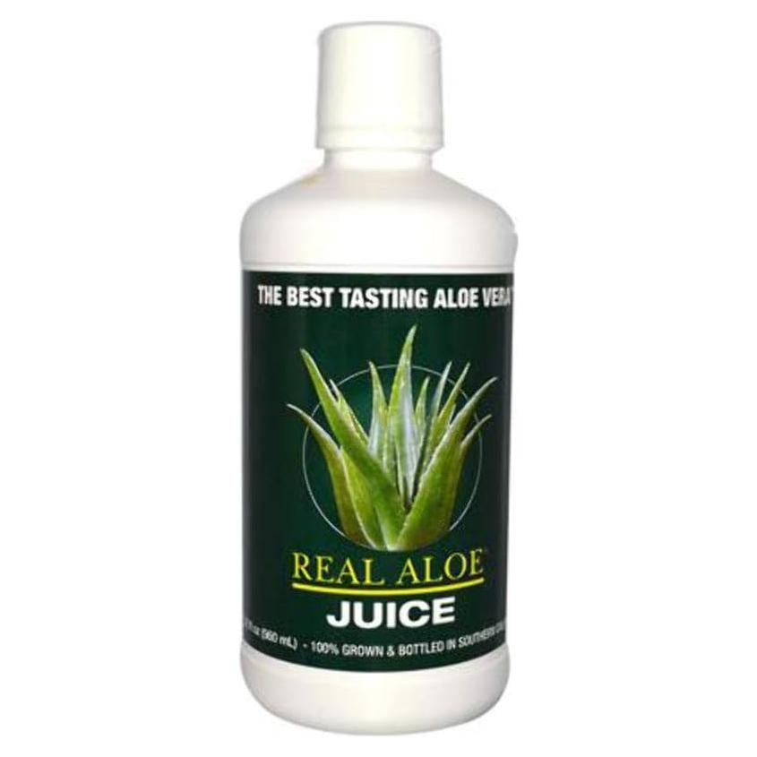 Jugo de Aloe Vera Orgánico Aloe Real 946 ml - Suplemento Nutricional