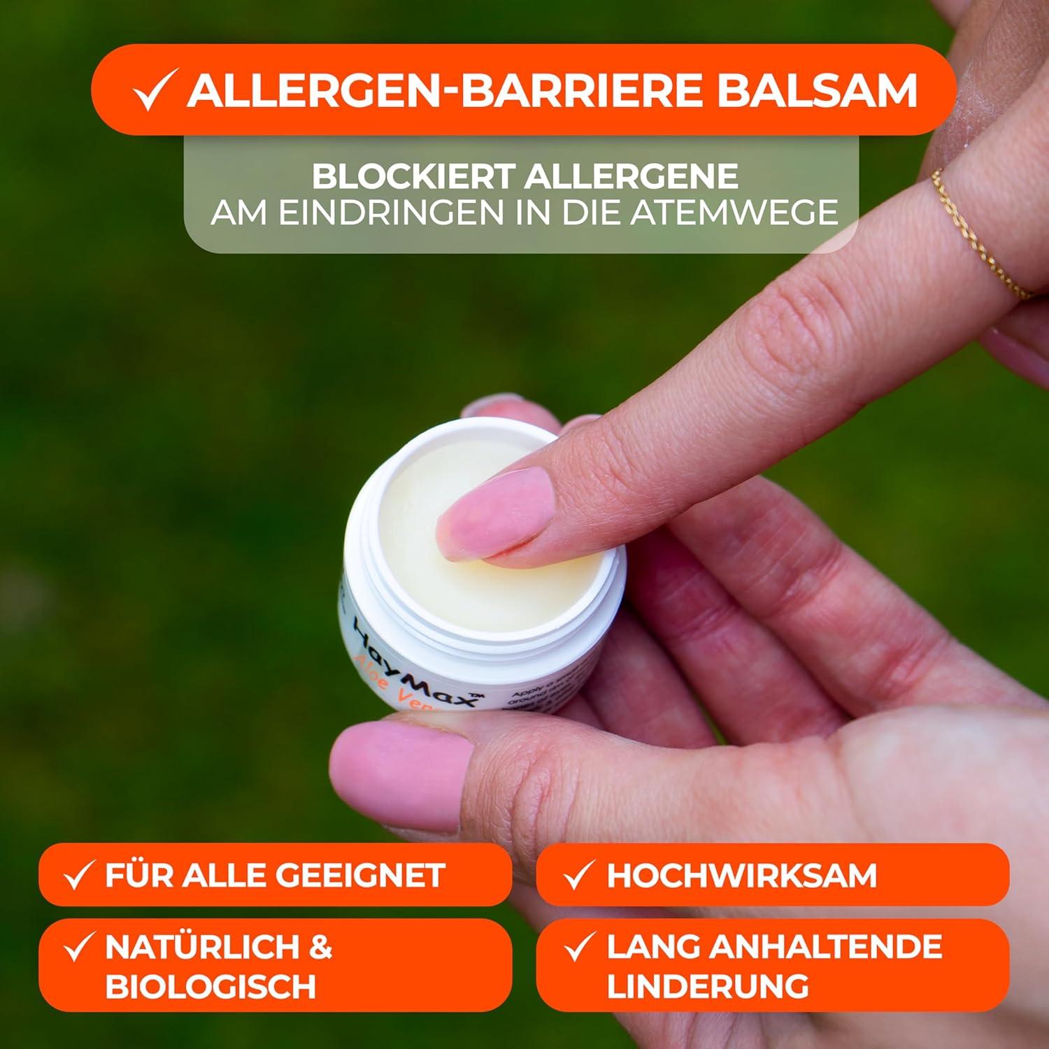 Bálsamo Barrera de Alérgenos HayMax Aloe Vera 5 ml Natural