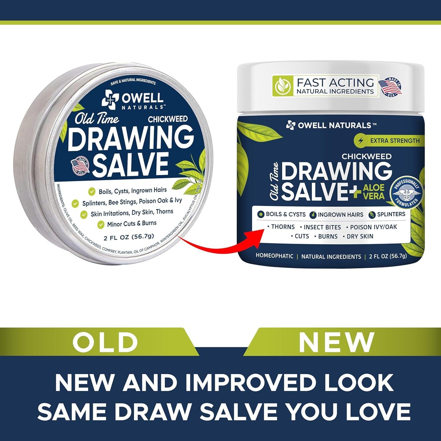 Salve Dibujo Owell Naturals Aloe Vera 59 ml - Alivio Piel