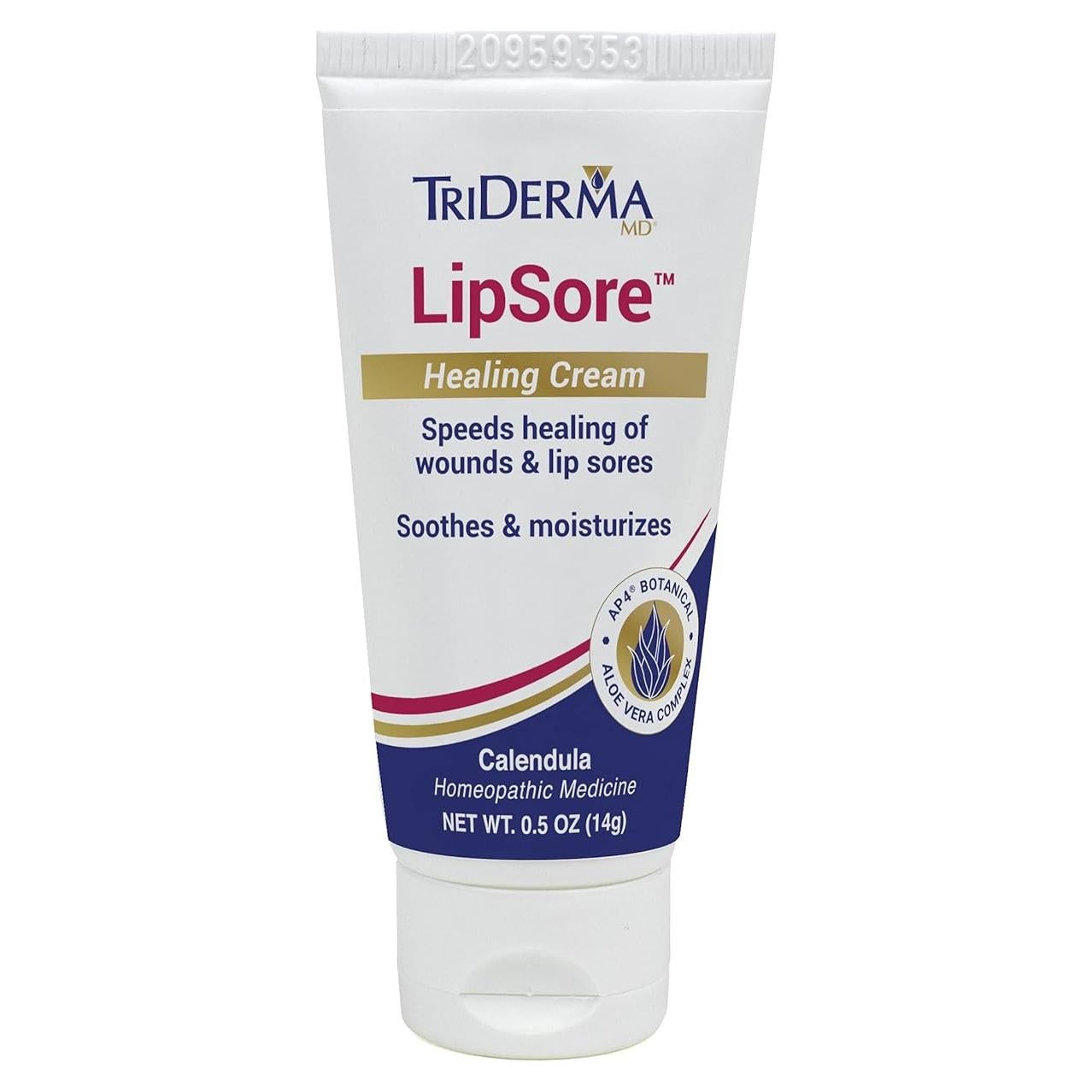 Crema Sanadora LipSore TriDerma 14.17 g - Caléndula y Aloe Vera