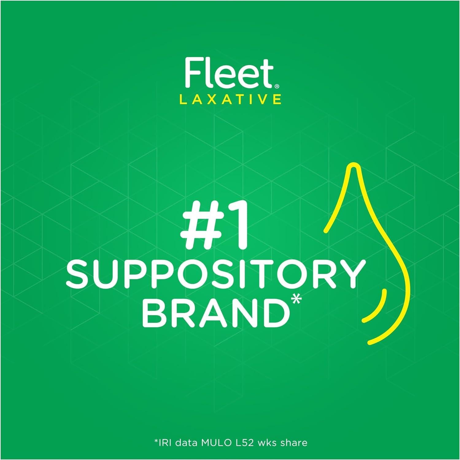 Supositorios de Glicerina Fleet para Estreñimiento Adultos 50 Unidades