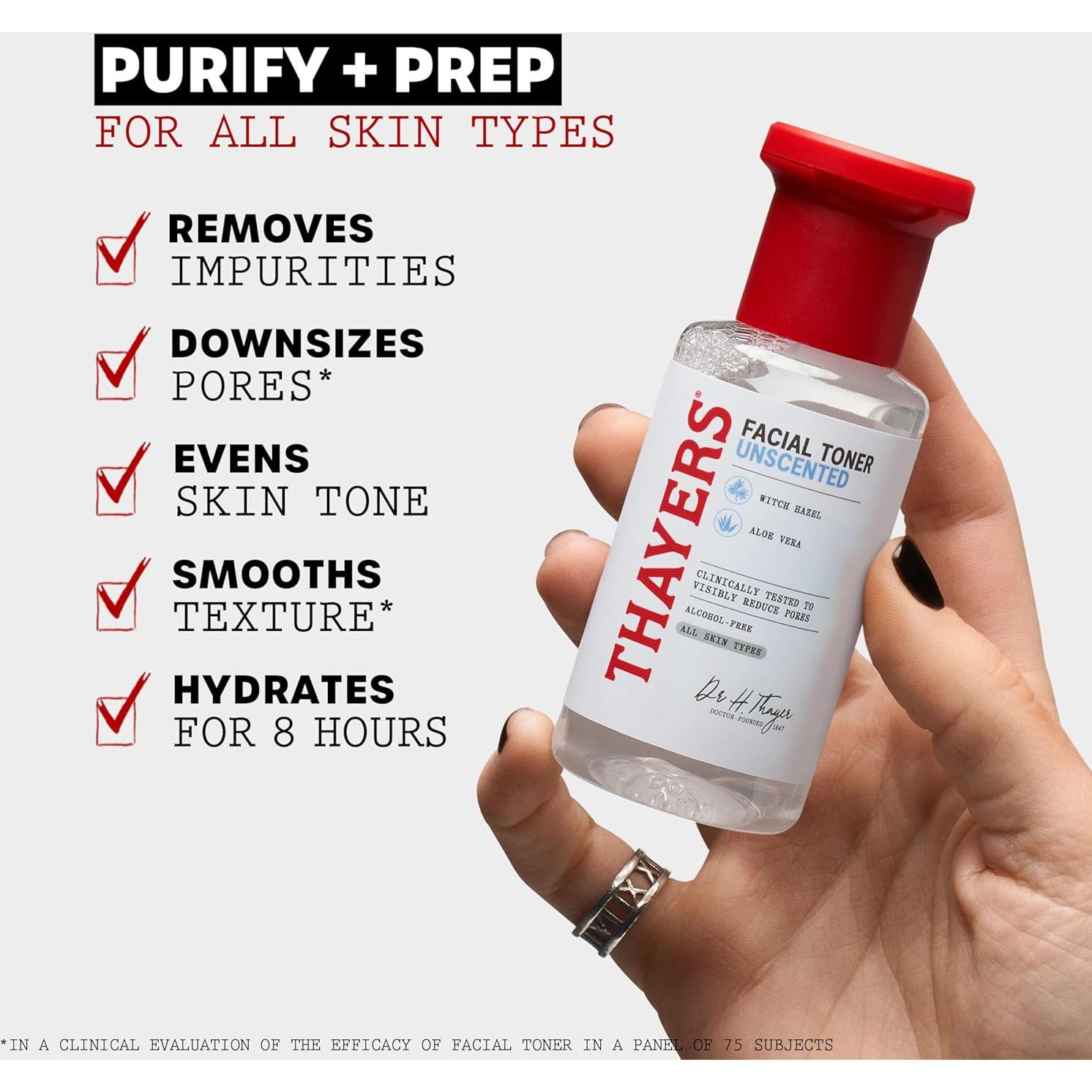 Tónico Facial Thayers Hamamelis Sin Alcohol 89 ml - Hidratante