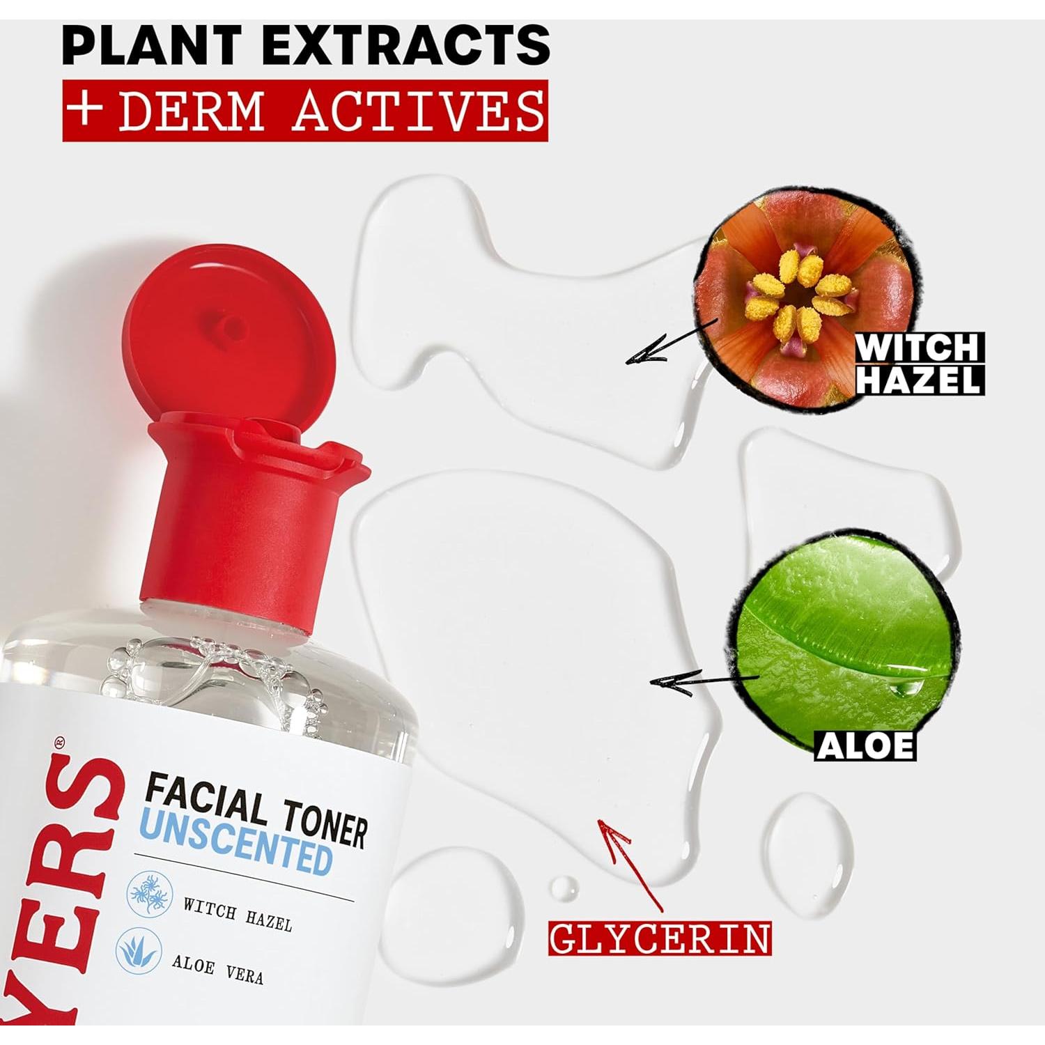 Tónico Facial Thayers Hamamelis Sin Alcohol 89 ml - Hidratante