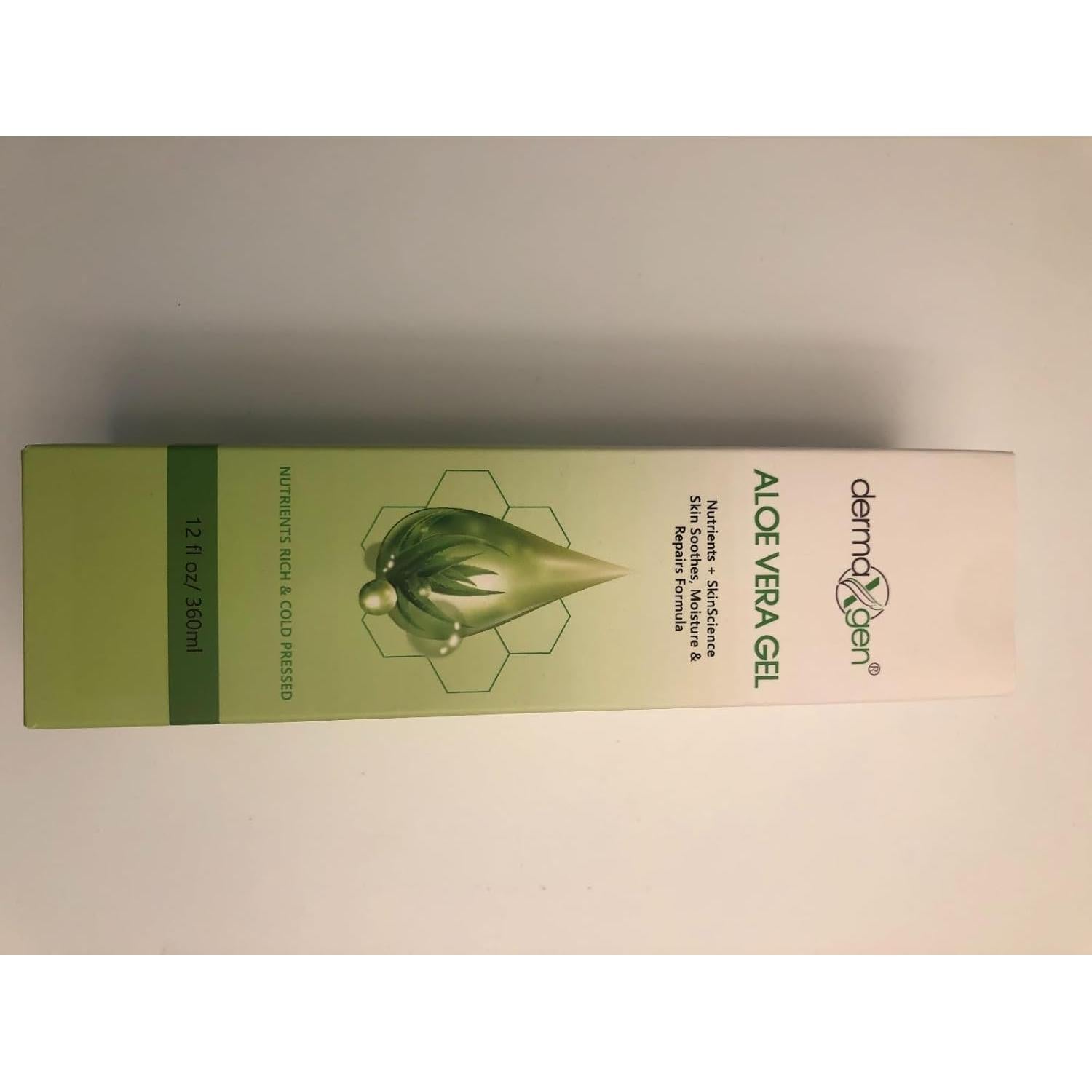 Gel de Aloe Vera Dermaxgen 354 ML - Hidrata y Repara Piel y Cabello