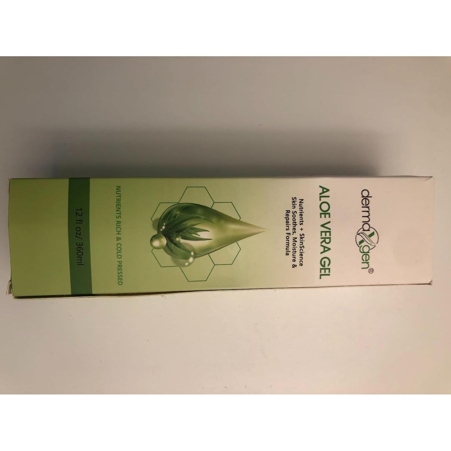 Gel de Aloe Vera Dermaxgen 354 ML - Hidrata y Repara Piel y Cabello