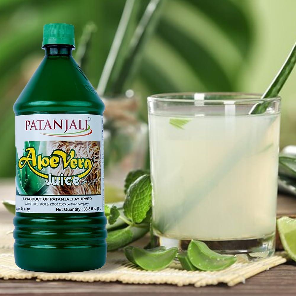 Jugo de Aloe Vera Patanjali 1 Litro - Bebida Refrescante