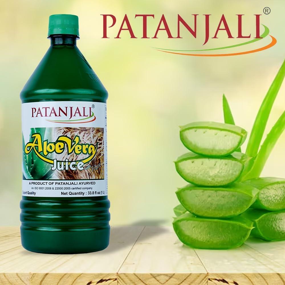 Jugo de Aloe Vera Patanjali 1 Litro - Bebida Refrescante
