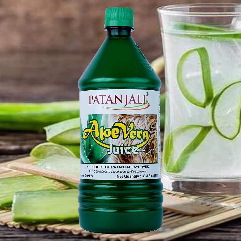 Jugo de Aloe Vera Patanjali 1 Litro - Bebida Refrescante