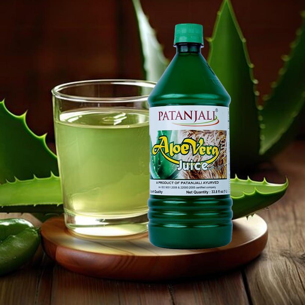 Jugo de Aloe Vera Patanjali 1 Litro - Bebida Refrescante