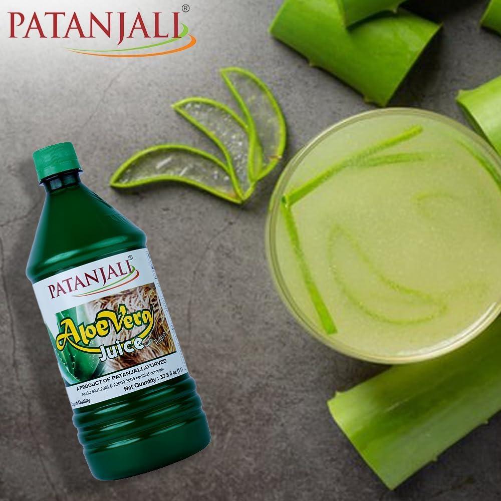 Jugo de Aloe Vera Patanjali 1 Litro - Bebida Refrescante