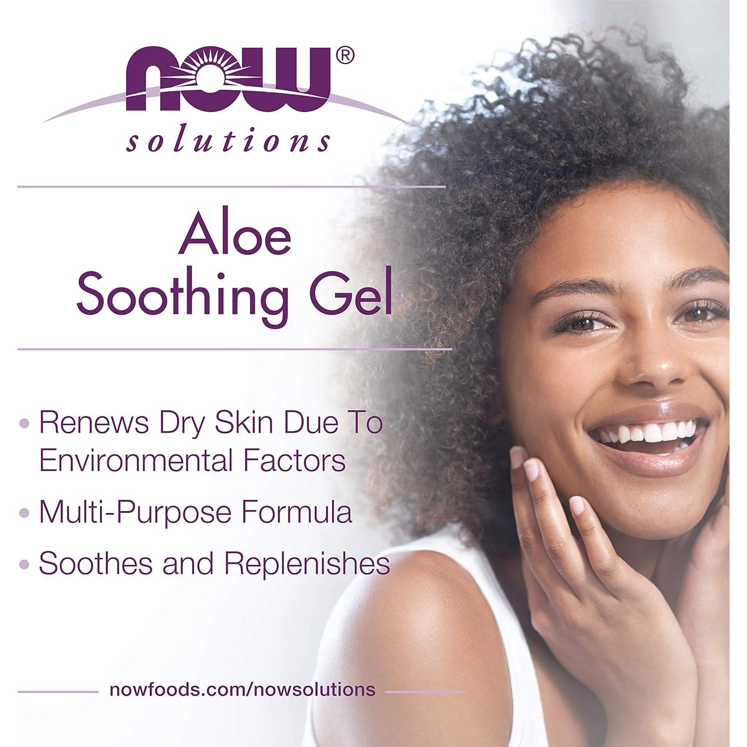 Gel Calmante de Aloe Vera NOW Foods 237ml Multiusos Hidratante