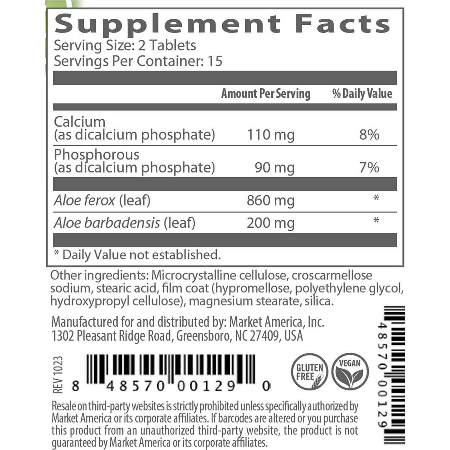 NutriClean Aloe Laxante Natural - 15 Porciones Vegano