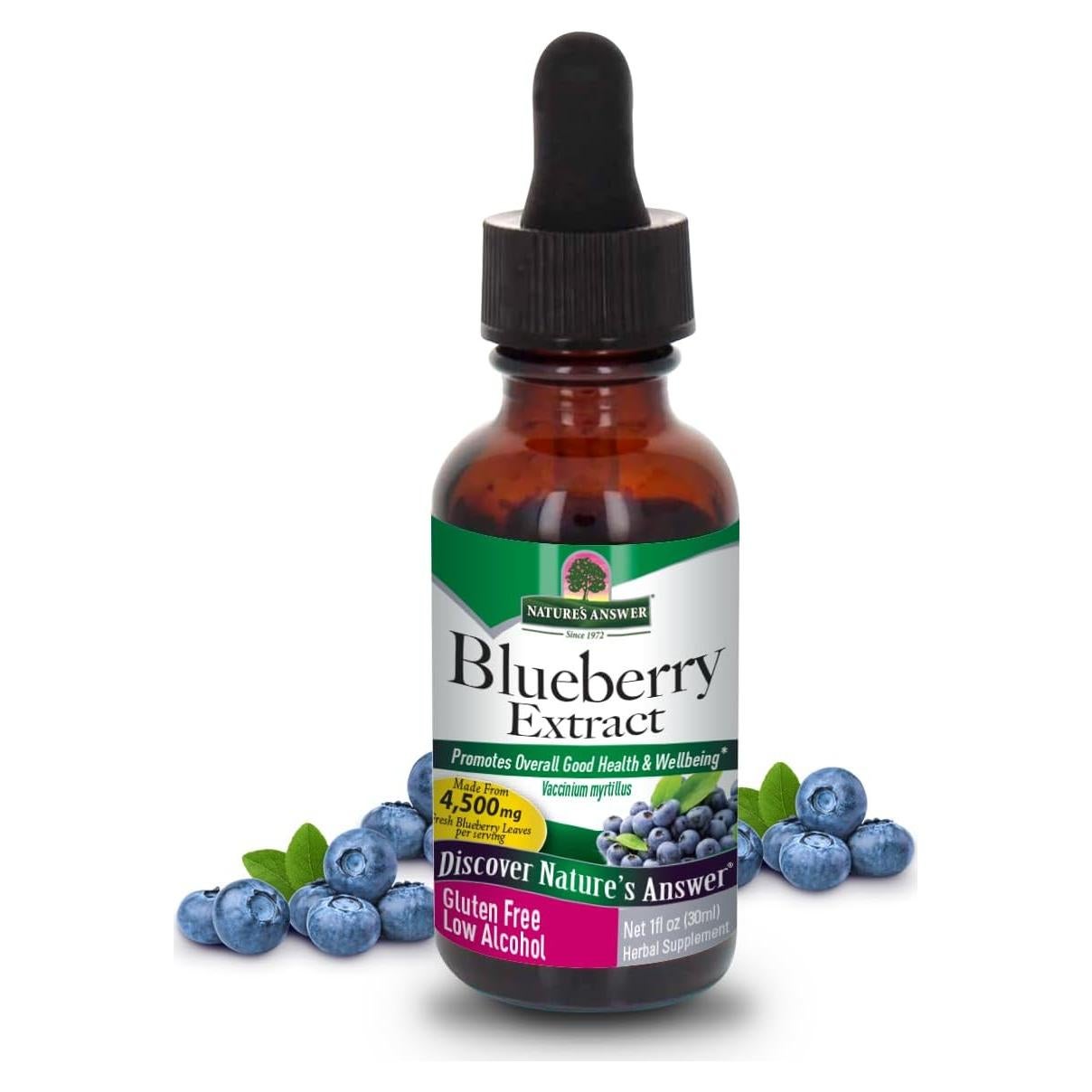 Extracto Herbal Líquido Hoja de Arándano Nature's Answer 30 ml