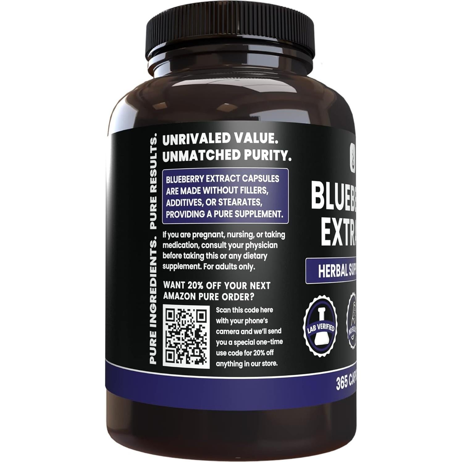 Extracto de Arándano Original Puro 365 Cápsulas 209g