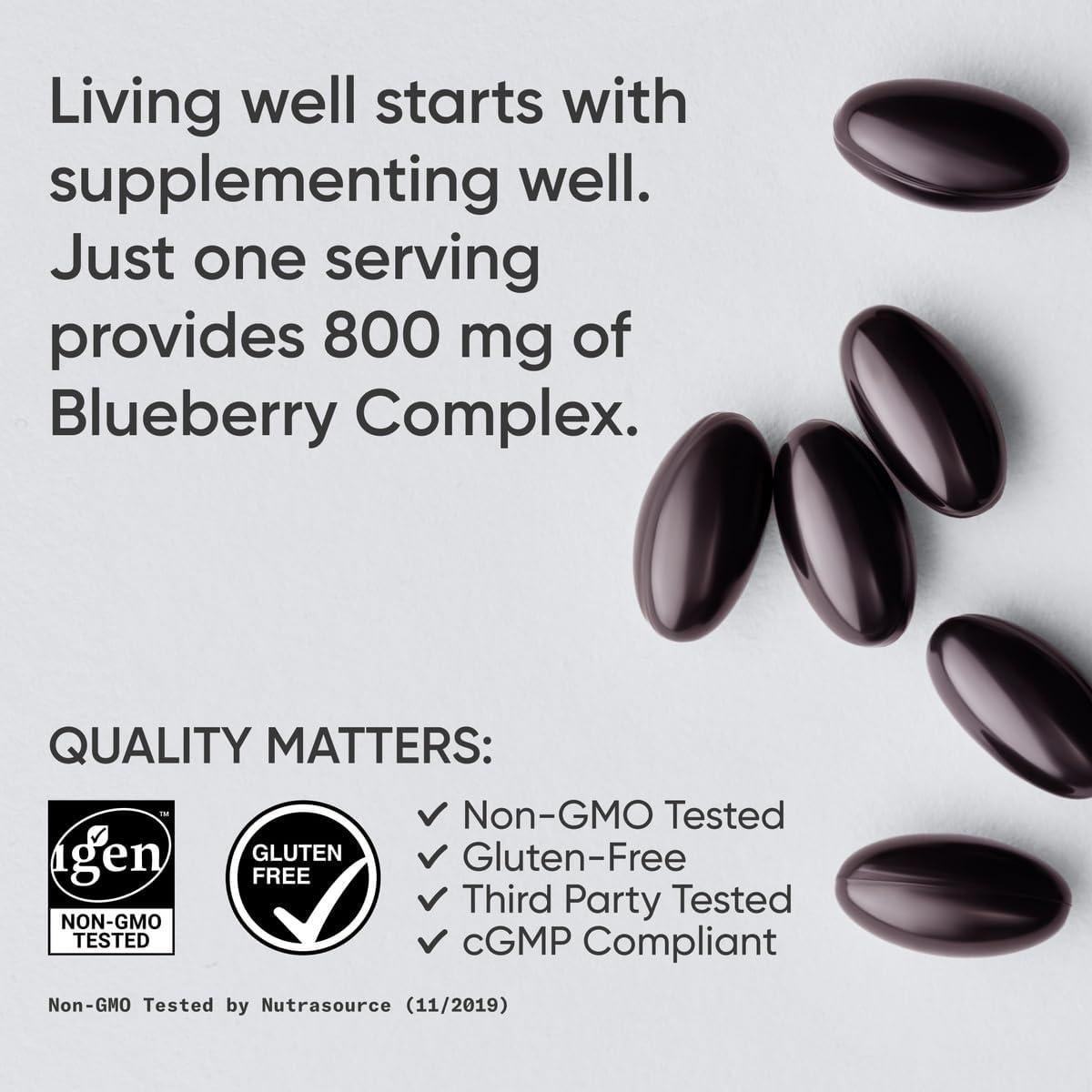 Cápsulas de Arándano Sports Research - 60 Softgels Orgánicos