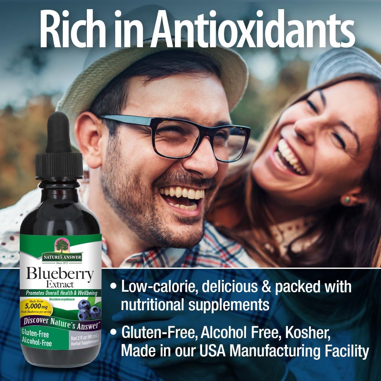 Extracto de Arándano Nature's Answer 60ml - Antioxidante Ocular