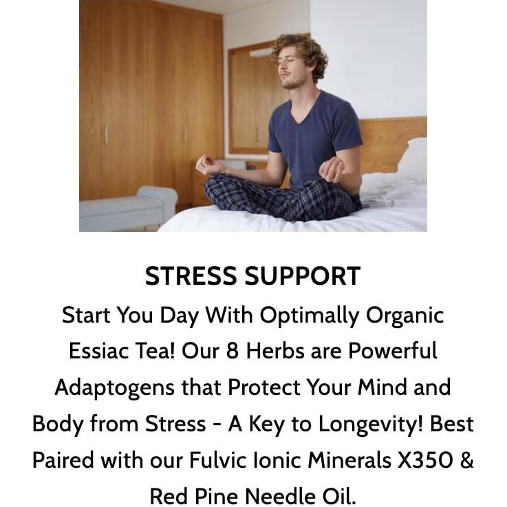 Té Essiac Orgánico Óptimo 227.5g - Mezcla de 8 Hierbas