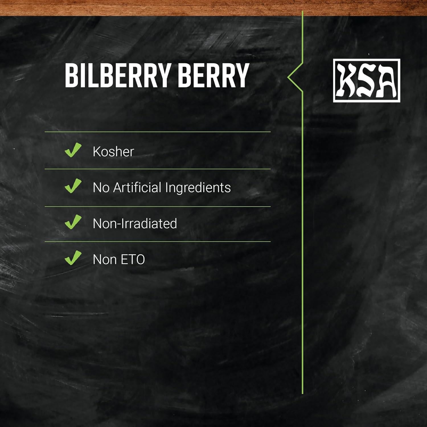 Fruta Bilberry a Granel Frontier 454g - Sabor Ácido