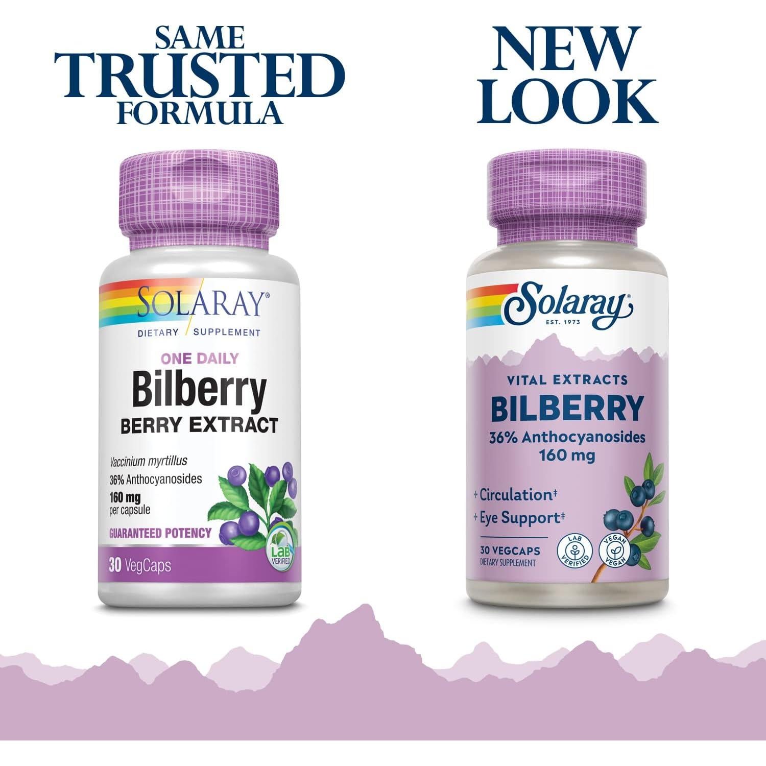 SOLARAY Extracto de Arándano 160 mg - Salud Ocular y Circulación