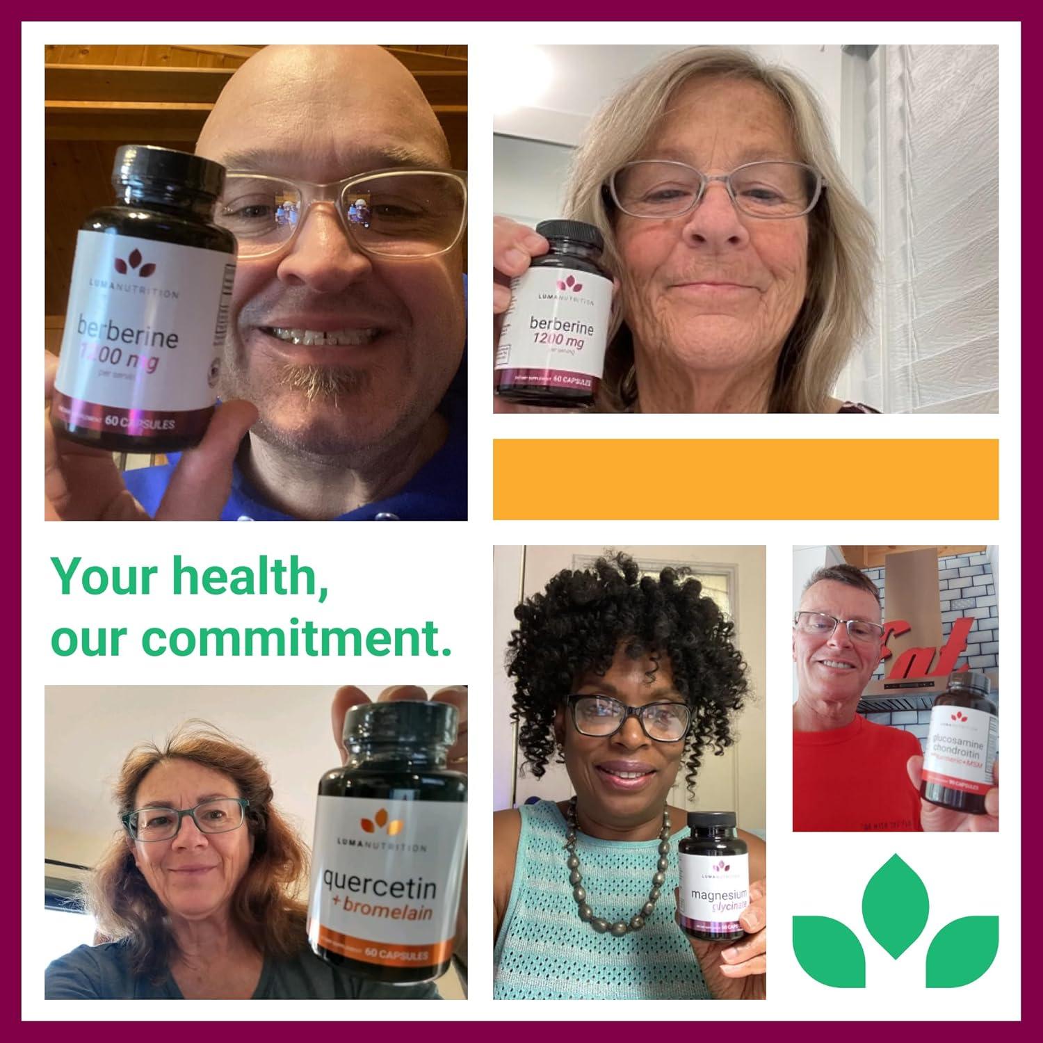 Suplemento de Berberina Luma Nutrition 1200mg Vegano 60 Cápsulas