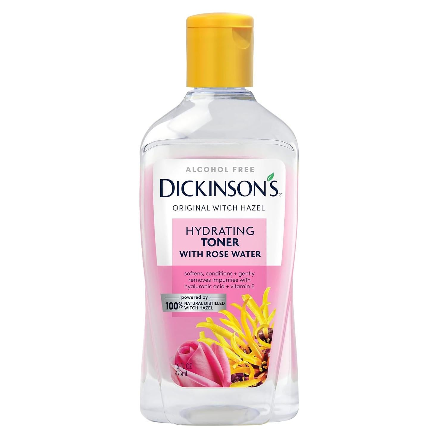 Tónico Hidratante Dickinson 473 ml Sin Alcohol con Agua de Rosa