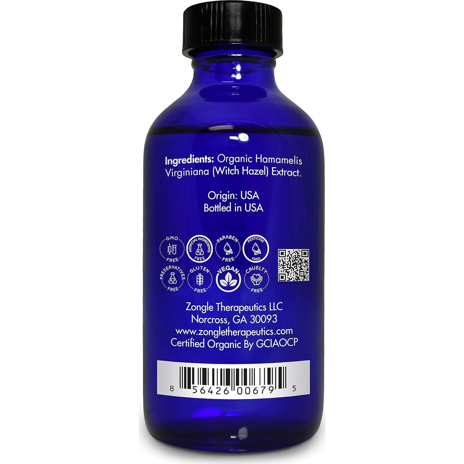 Hamamelis Orgánica 100% Pura Zongle Therapeutics 113.4 g