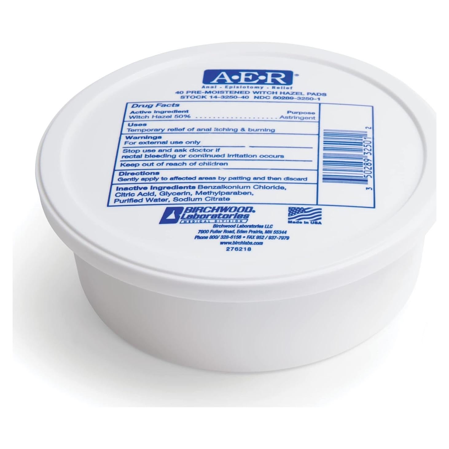 Toallitas Medicadas de Hamamelis AER - 40 Unidades