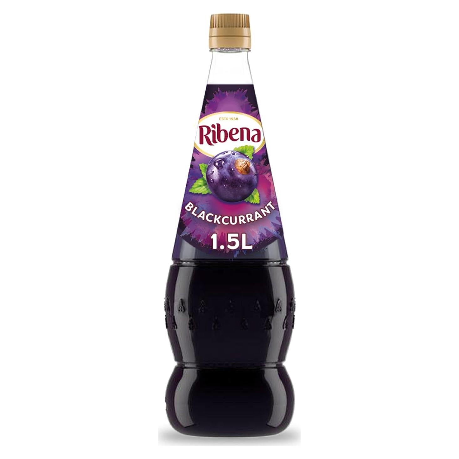Concentrado de Grosella Ribena 1.5L - Bebida Británica Rica en Vitamina C