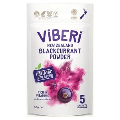 Polvo de Grosella Negra Orgánica ViBERi 51g - Alto en Vitamina C