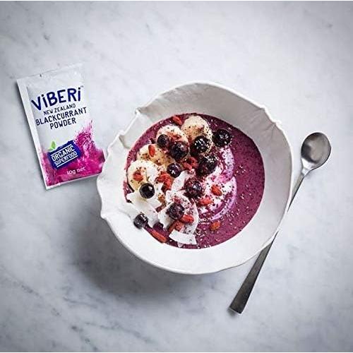 Polvo de Grosella Negra Orgánica ViBERi 51g - Alto en Vitamina C