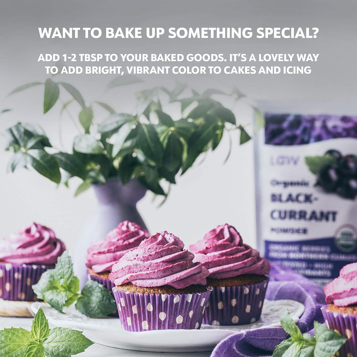 Polvo de Grosella Negra Orgánico LOOV 170g - Antioxidantes Naturales