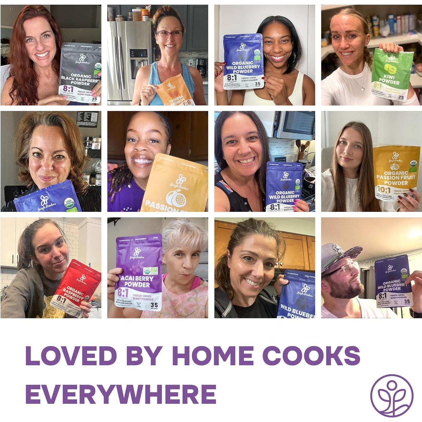 Polvo de Grosella Negra Orgánico 141.75 g - Jungle Powders