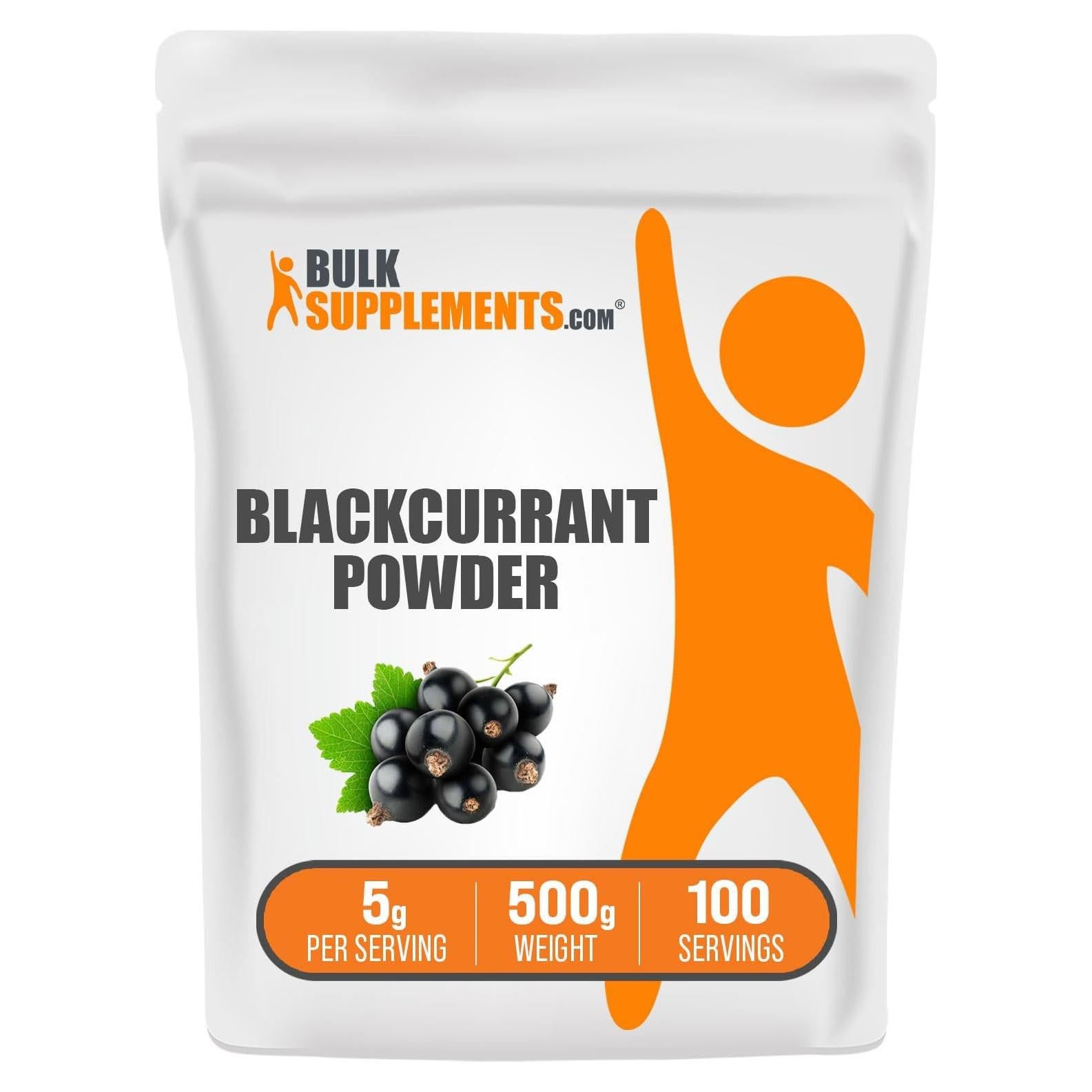 Polvo de Grosella Negra BulkSupplements 500g - Suplemento Natural
