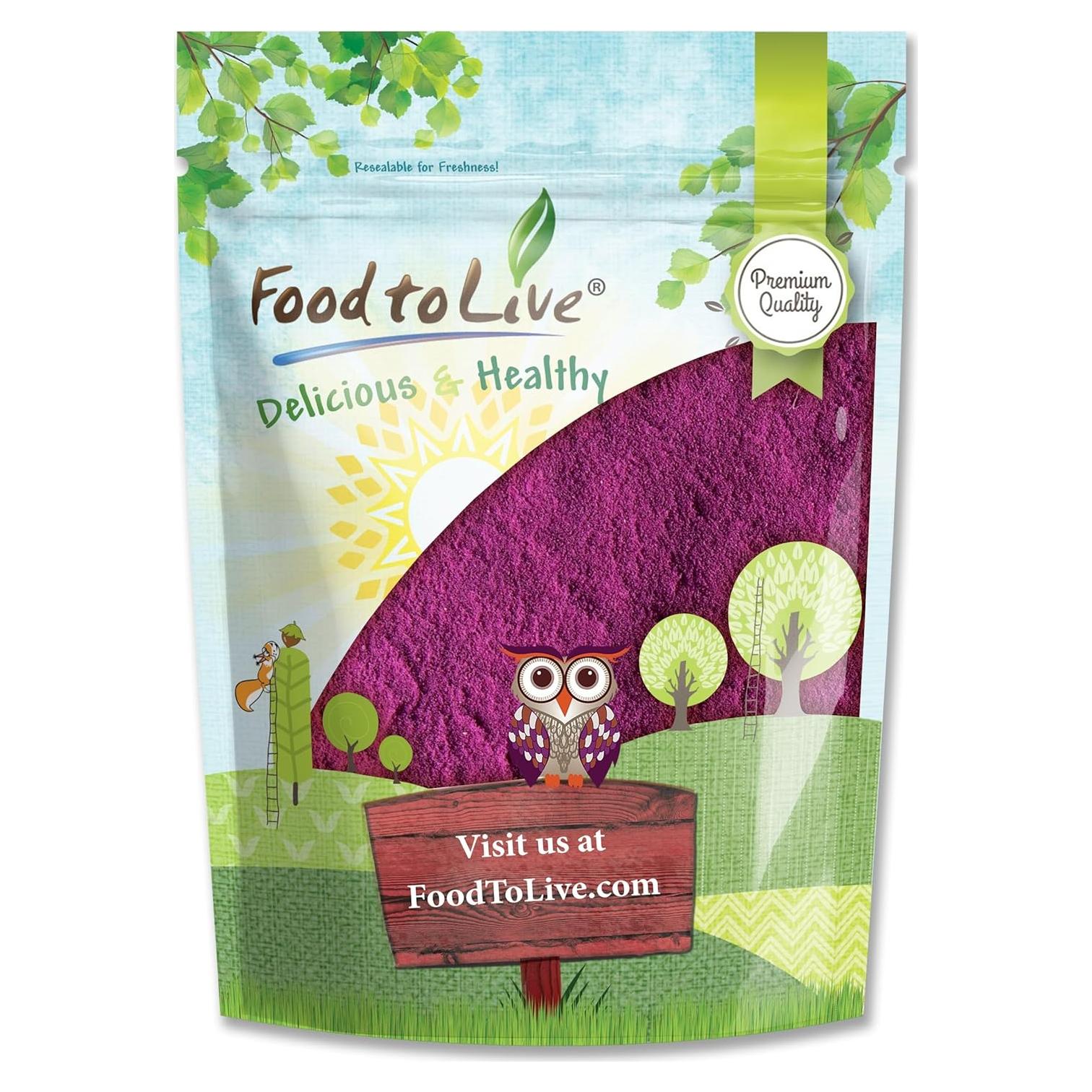 Polvo de Grosella Negra Food to Live 0.45 kg - Superalimento Vegano