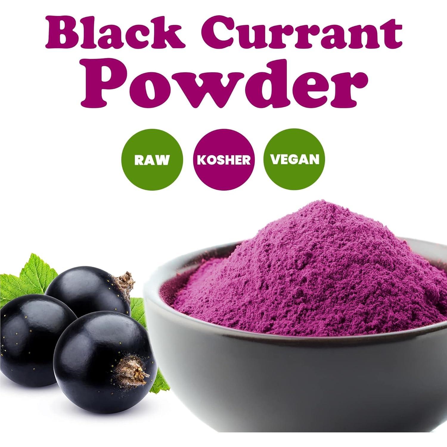 Polvo de Grosella Negra Food to Live 0.45 kg - Superalimento Vegano