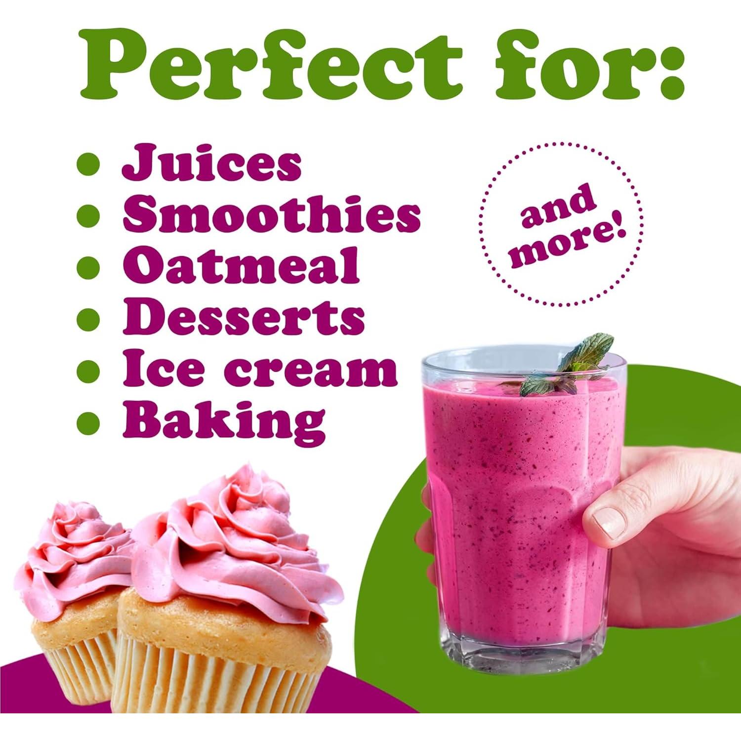 Polvo de Grosella Negra Food to Live 0.45 kg - Superalimento Vegano