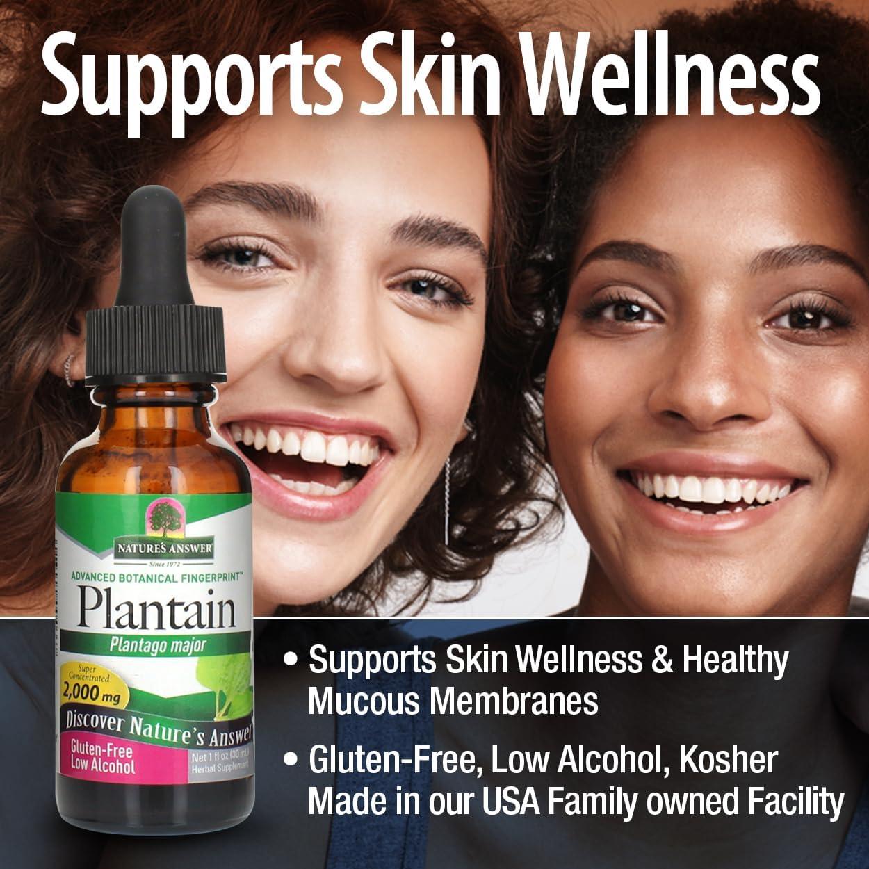 Extracto Líquido de Hoja de Plátano Nature's Answer 2000mg 30ml