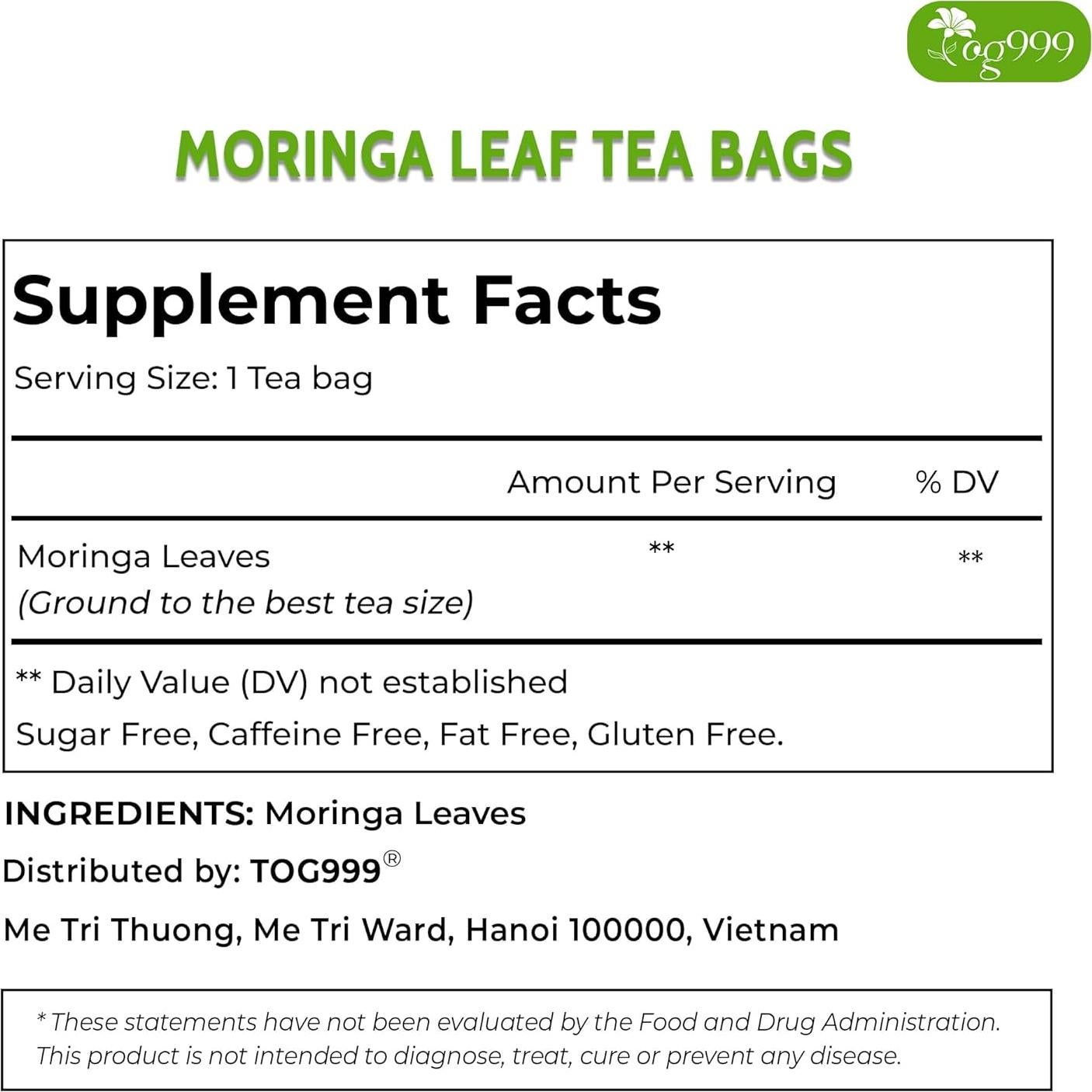 Té de Plátano TOG999 60 Bolsitas 100% Natural Vegano