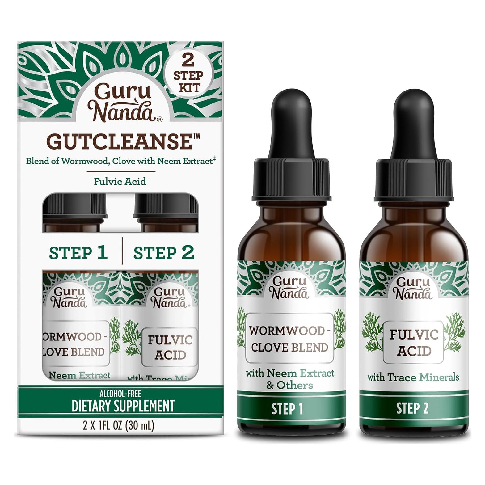 Kit de Limpieza Intestinal GuruNanda 2 Pasos 170g - Digestión