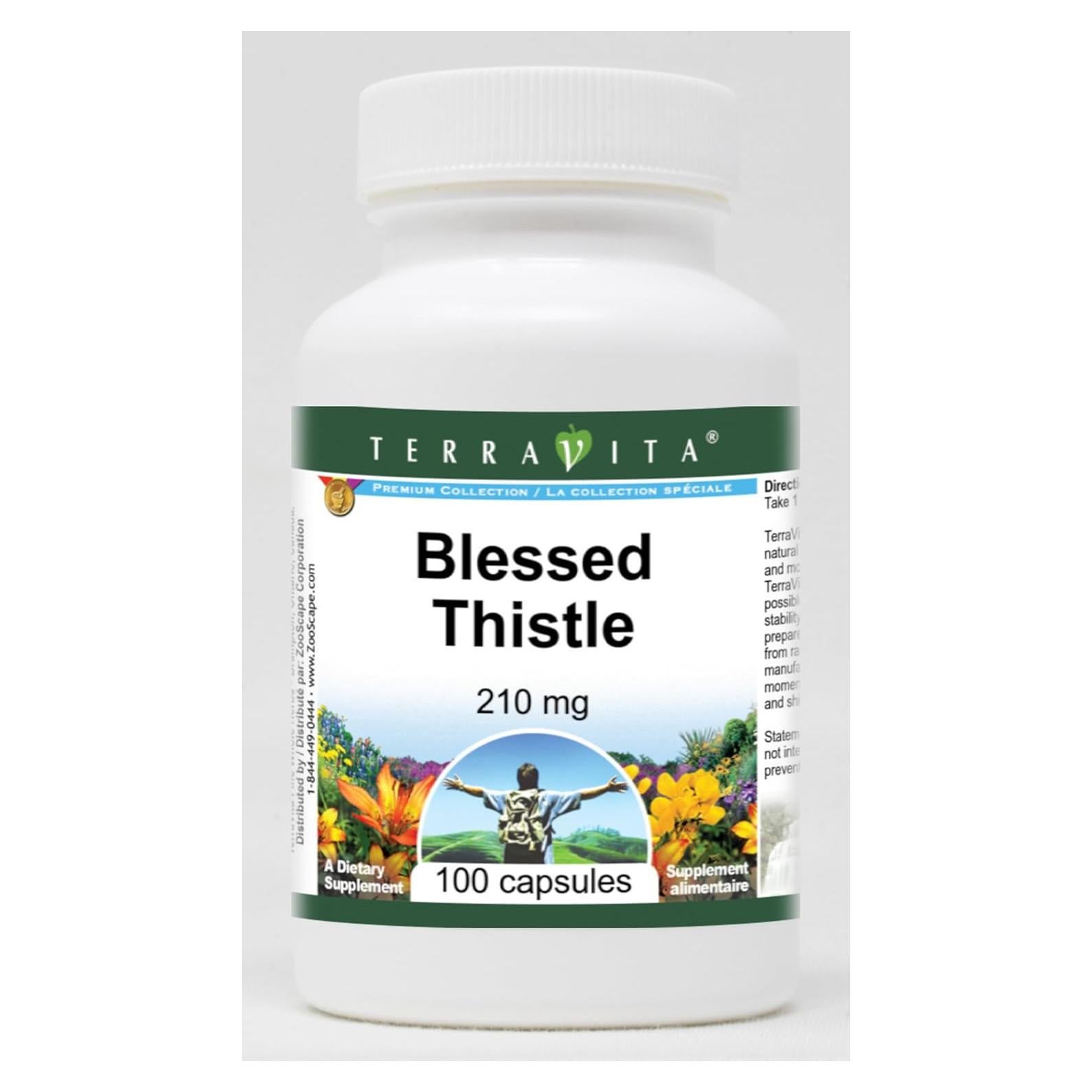 Cardo Bendito 210 mg TerraVita 300 Cápsulas Sin Rellenos