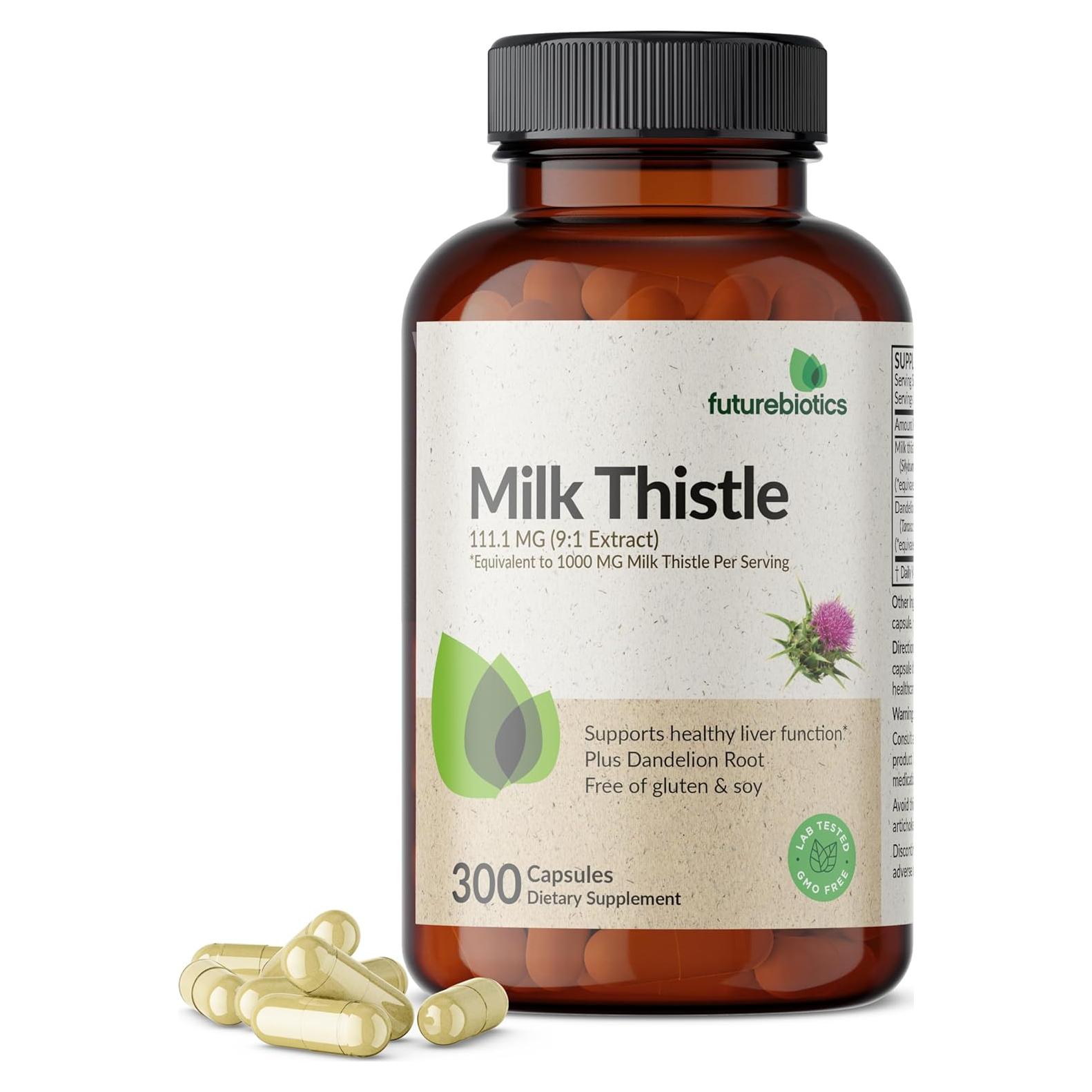 Futurebiotics Cardo Mariano 300 Cápsulas - Soporte Hepático