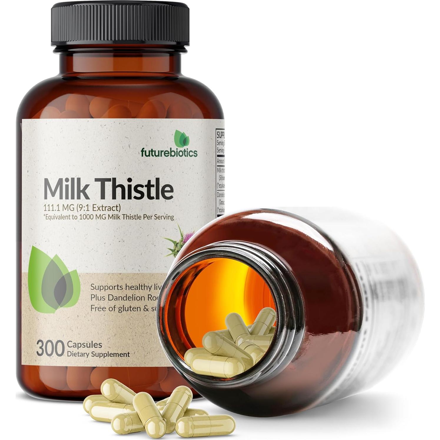 Futurebiotics Cardo Mariano 300 Cápsulas - Soporte Hepático