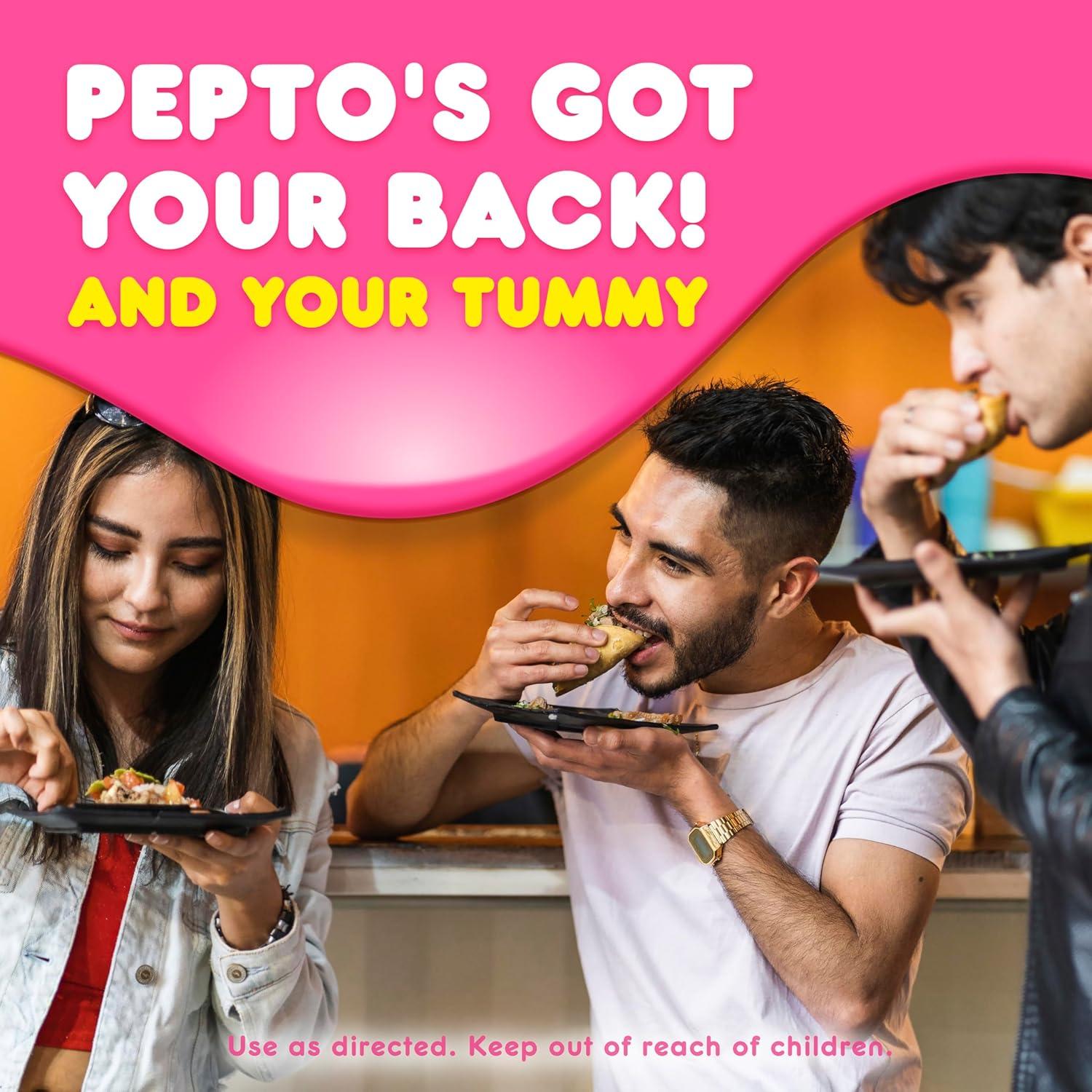 Tabletas Masticables Pepto Bismol 48 ct - Alivio Rápido Estomacal