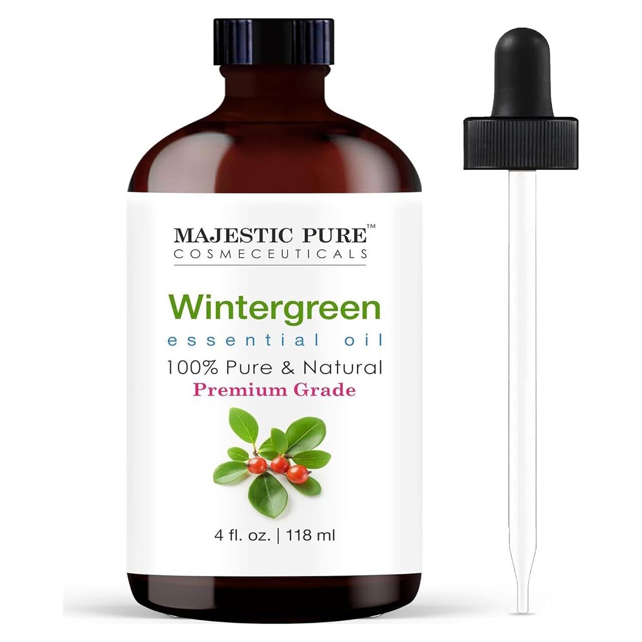 Aceite Esencial de Gaulteria Majestic Pure 118 ml - Puro y Natural