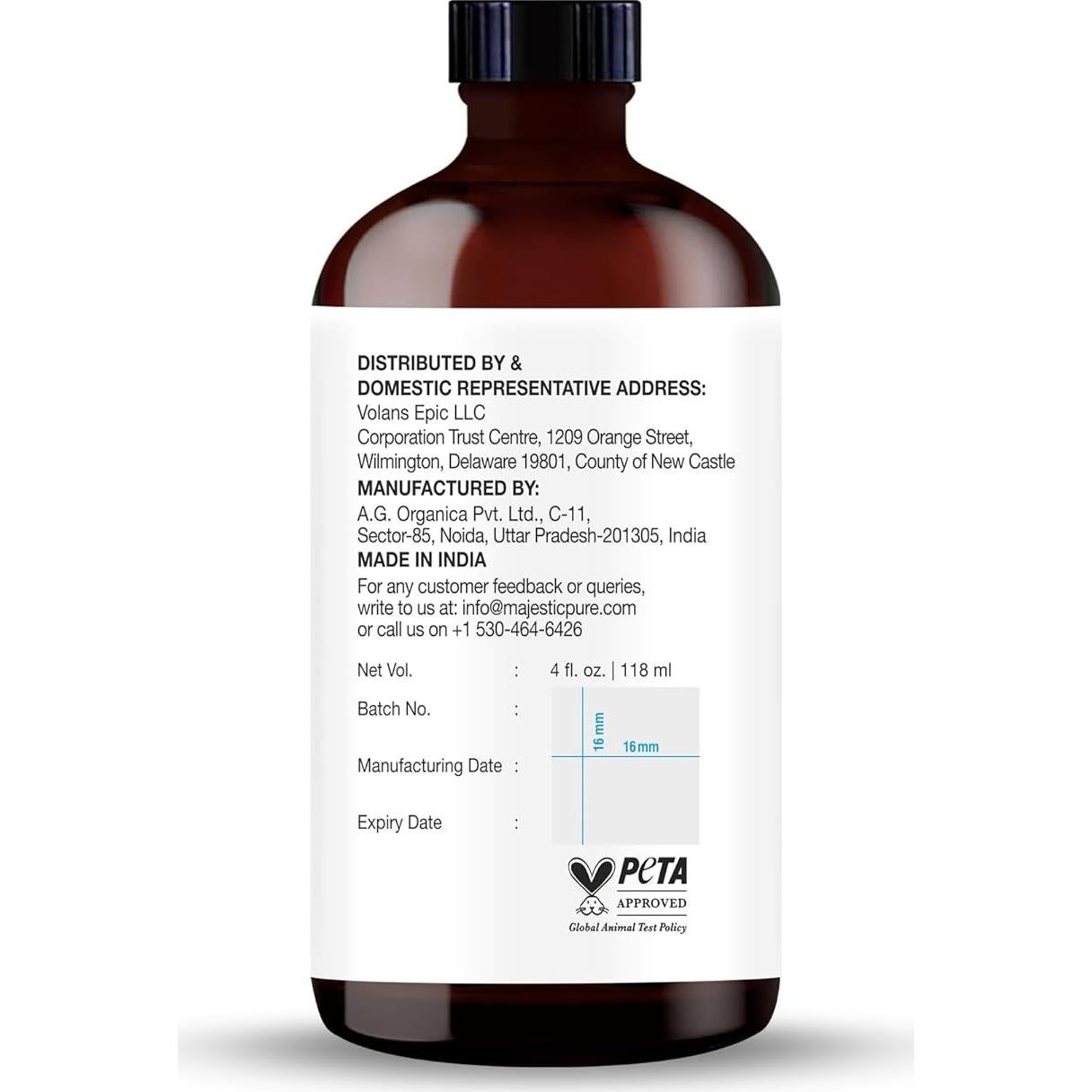 Aceite Esencial de Gaulteria Majestic Pure 118 ml - Puro y Natural